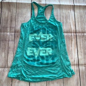 NEVER EVER QUIT women’s tank size small